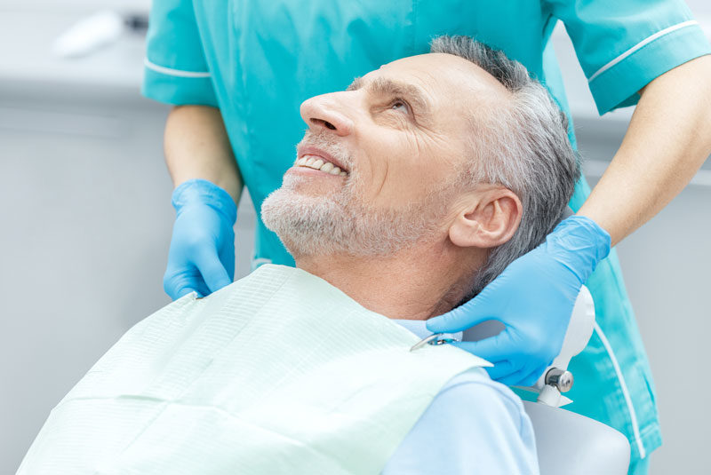 dental patient smiling